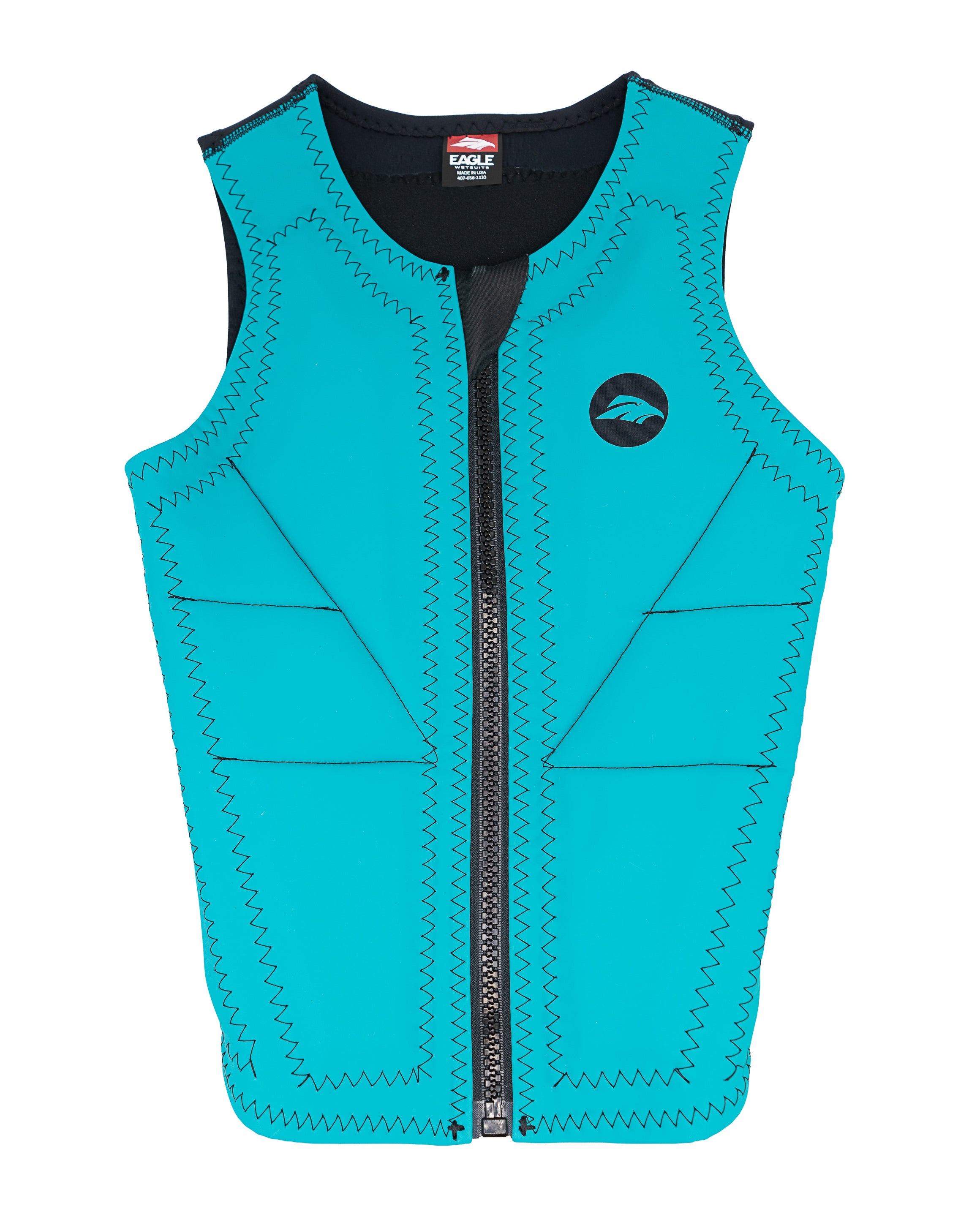 Eagle Women's Platinum Impact Vest in Teal - Front View