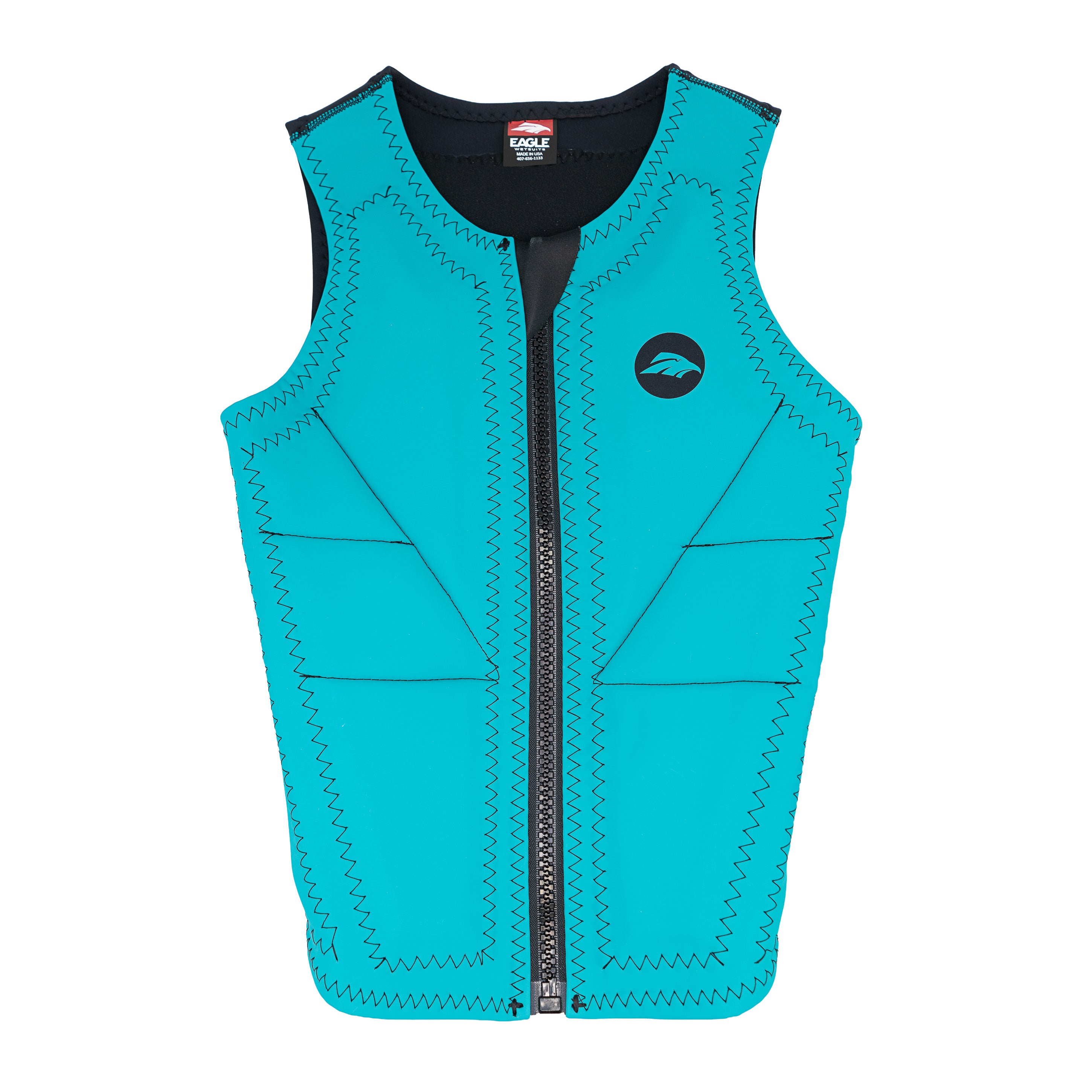 Eagle Women's Platinum Impact Vest in Teal - Front View
