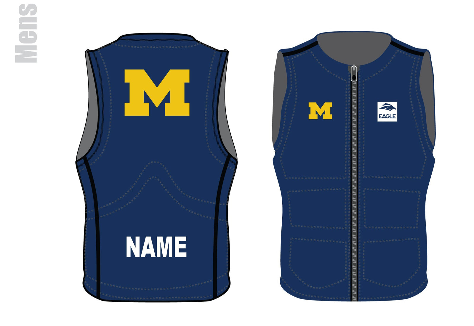 University of Michigan Mens Team Vest