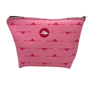 SKI Zipper Pouch- Watermelon and Pink