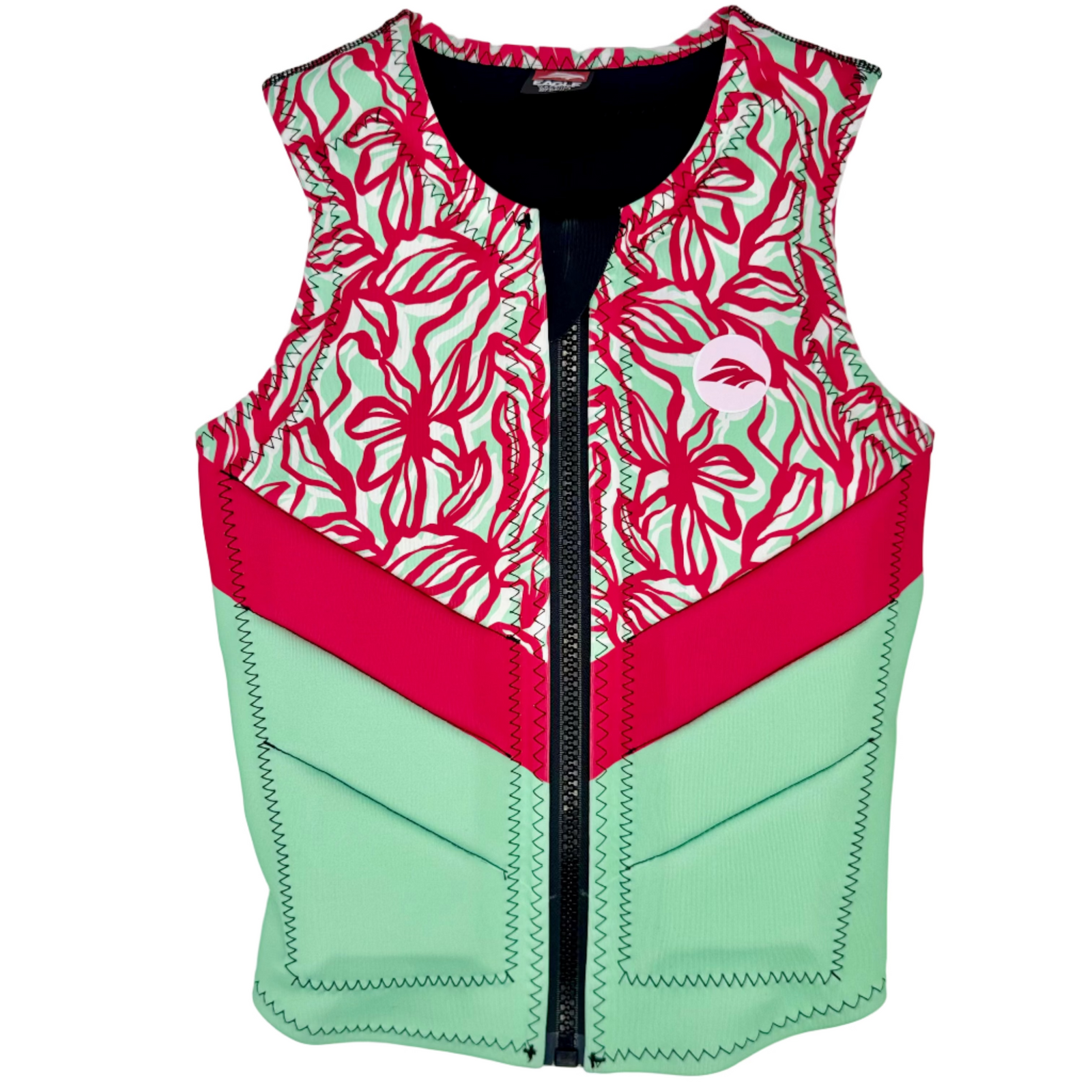 2026 Women's Lily Impact Vest- Mint and Watermelon