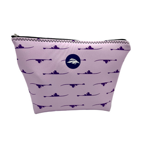 SKI Zipper Pouch- Purple