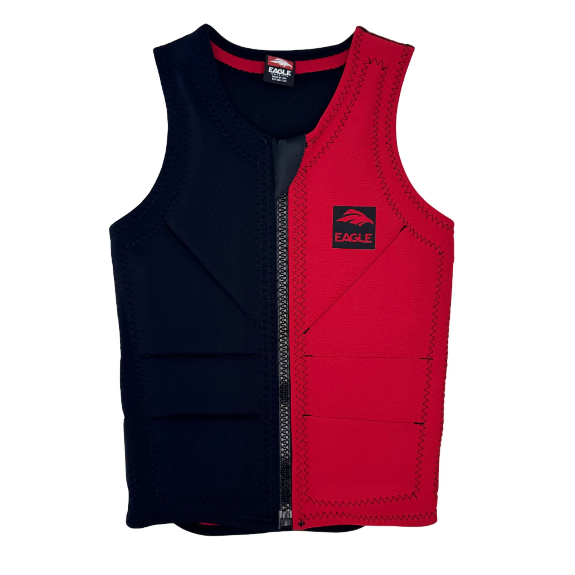 2026 Eagle Boy's Impact Vest- Red/Black