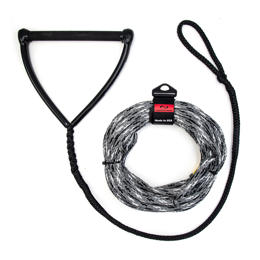 Slalom Handle & 2 Section Water Ski Rope - Masterline