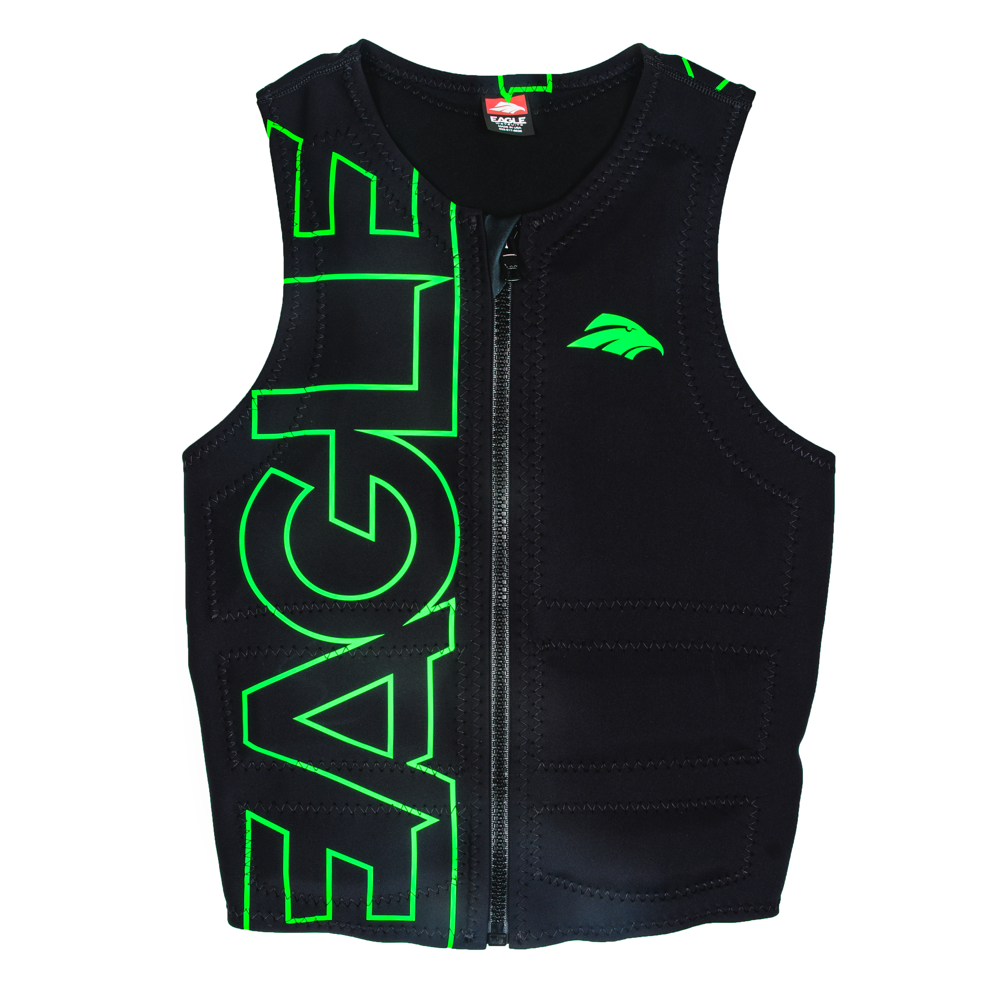 2023 Mens Eagle Pro Logo Highlight Vest - Floro Green