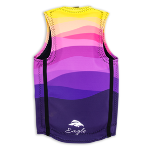 2023 Eagle Jr Sunset Vest - Purple/Yellow