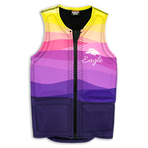 2023 Eagle Jr Sunset Vest - Purple/Yellow