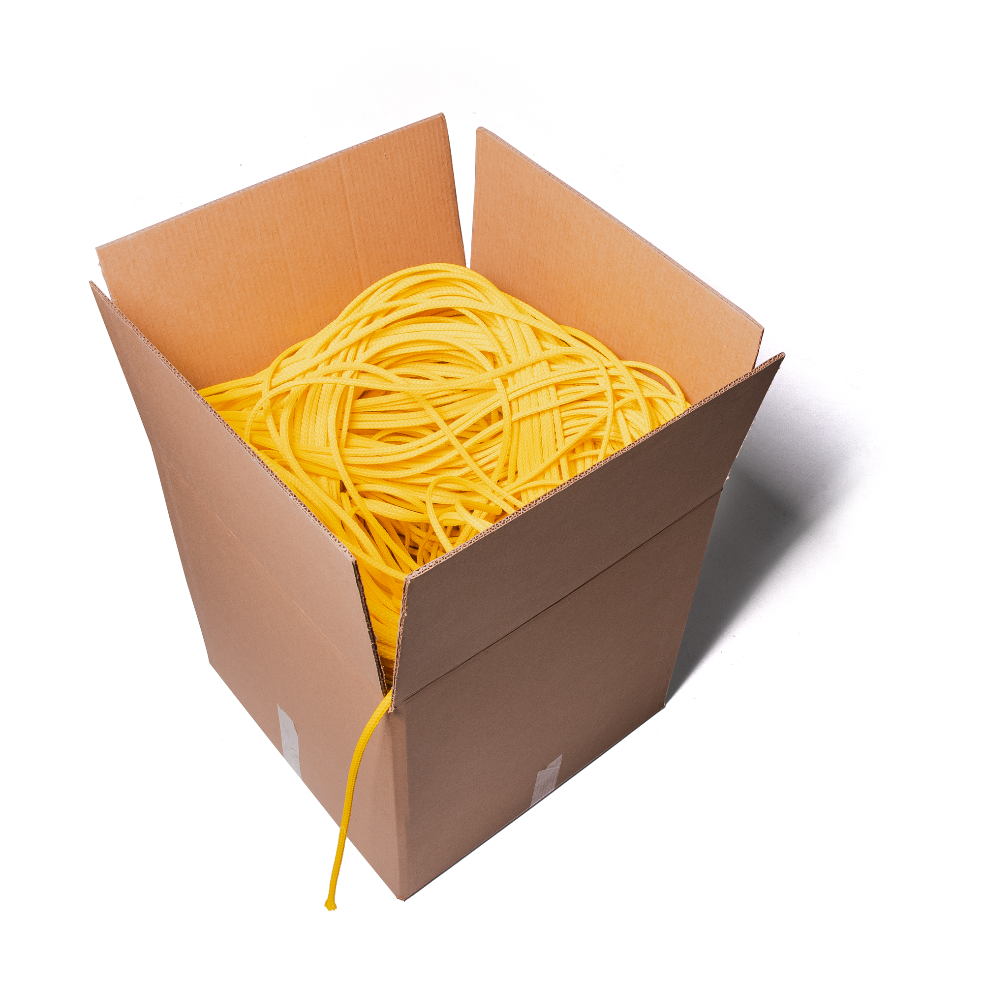8MM (HDPE) Poly-Ethylene Bulk Rope - Solid Yellow Sold by the Box