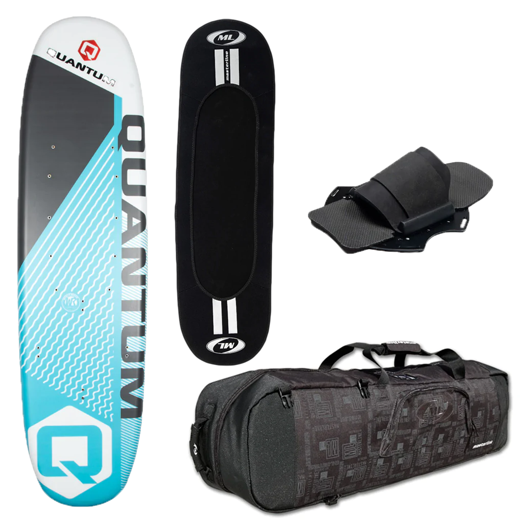 BUNDLE! LIMITED TIME OFFER! - Quantum Dynamic Trick Ski, Rear Binding, Ski Sleeve and Double Trick Roller Bag