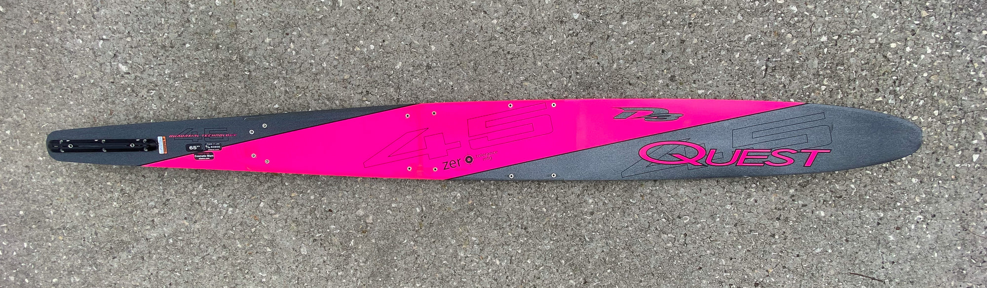 D3 65” Pink Quest Slalom Ski - Used